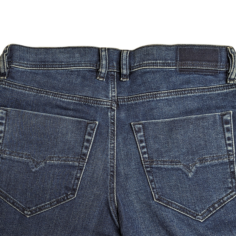 DIESEL TEPPHAR 084EH Mens Denim Jeans Cotton Slim Fit Carrot Blue Casual Pants