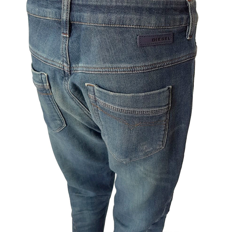 DIESEL FAYZA 0807T Womens Jeans Slim Fit Tapered Casual Trousers Denim Jogg Pant