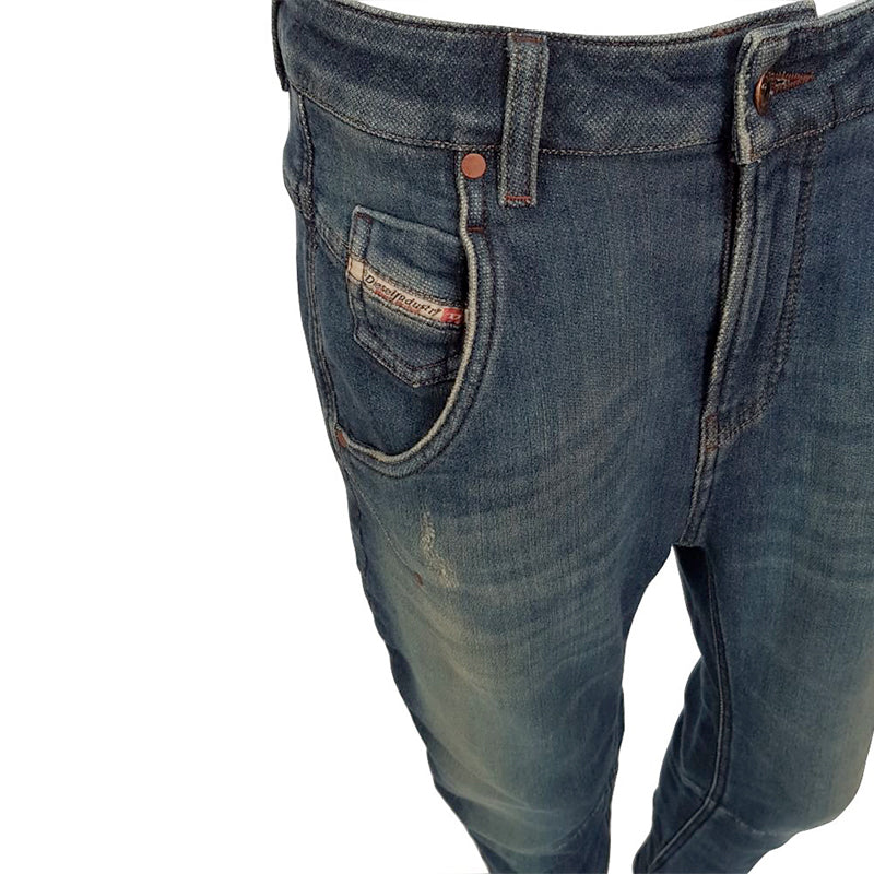 DIESEL FAYZA 0807T Womens Jeans Slim Fit Tapered Casual Trousers Denim Jogg Pant