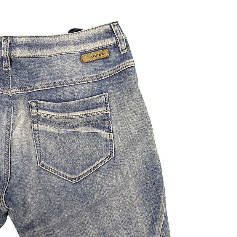 DIESEL FAYZA 0604N Womens Denim Jeans Slim Fit Trousers Carrot Leg Jogg Pant W26