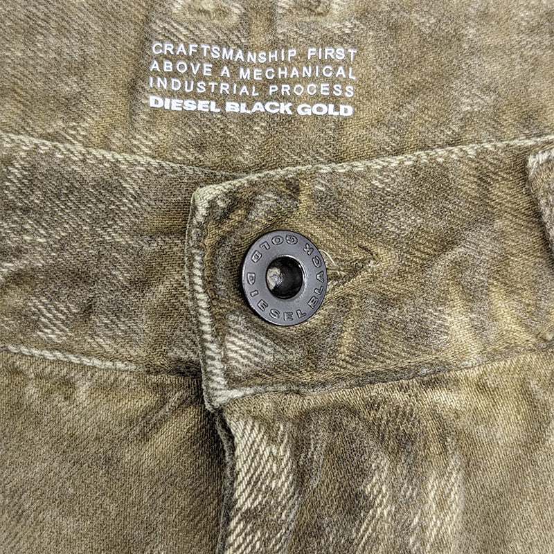 DIESEL BLACK GOLD BG8U8 Mens Denim Jeans Slim Fit Distressed Casual Cotton Pants