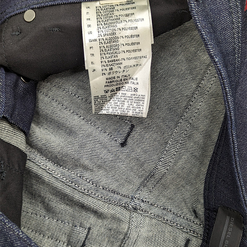 DIESEL BLACK GOLD Mens Denim Jeans Blue Regular Fit Pants Casual Trousers W32