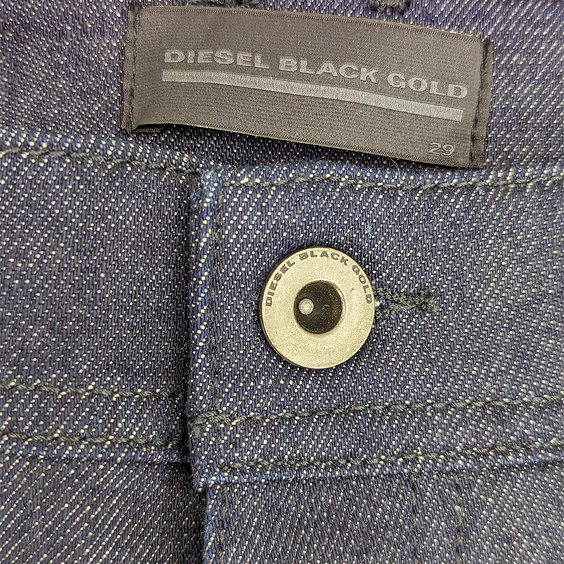 DIESEL BLACK GOLD Mens Denim Jeans Blue Regular Fit Pants Casual Trousers W32