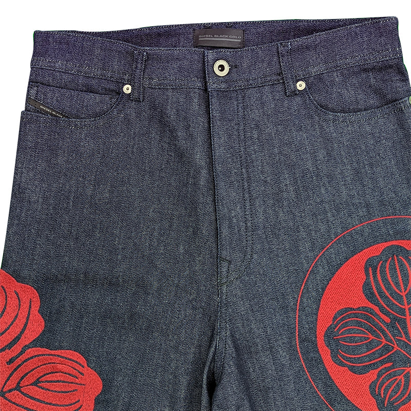 DIESEL BLACK GOLD Mens Denim Jeans Blue Regular Fit Pants Casual Trousers W32