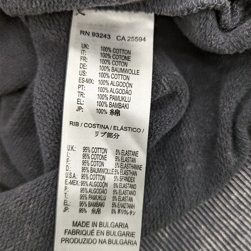 DIESEL Mens Sweatshirts Charcoal Long Sleeve Round Neck Pullover Casual Tops NEW