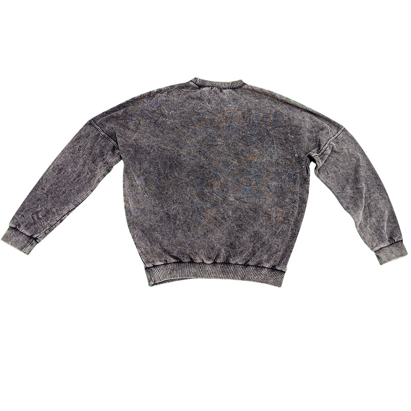 DIESEL Mens Sweatshirts Charcoal Long Sleeve Round Neck Pullover Casual Tops NEW