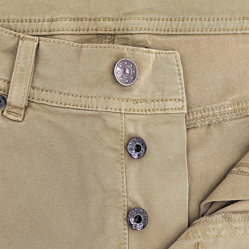 DIESEL TEPPHAR RJ0DA Mens Jeans Tapered Leg Casual Slim Fit Denim Beige Pant W30