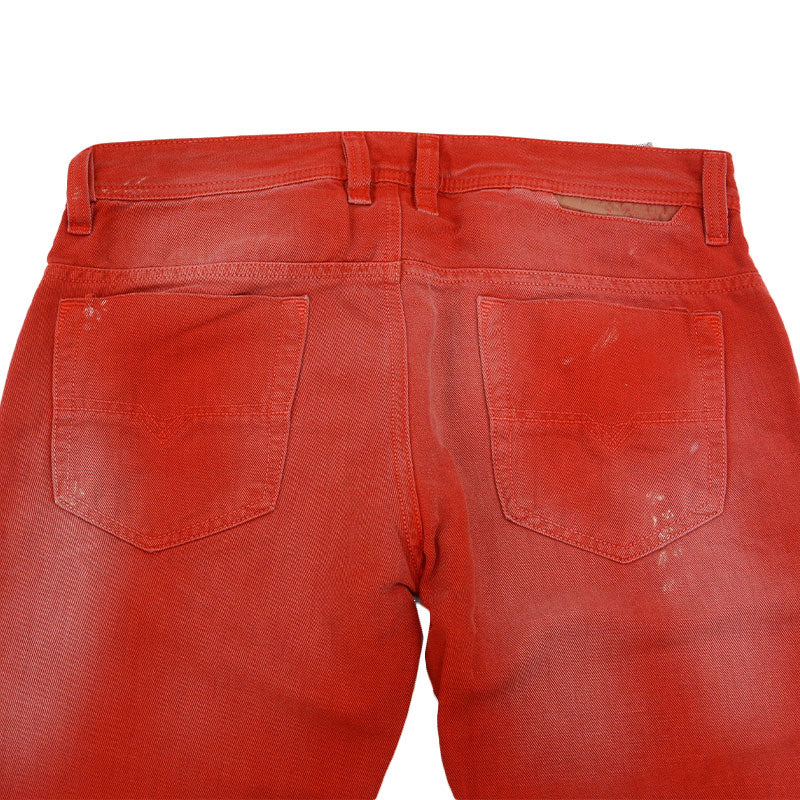 DIESEL SAFADO 0818V Mens Denim Jeans Cotton Slim Straight Fit Faded Pants NEW