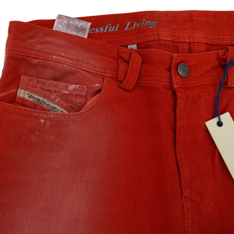 DIESEL SAFADO 0818V Mens Denim Jeans Cotton Slim Straight Fit Faded Pants NEW