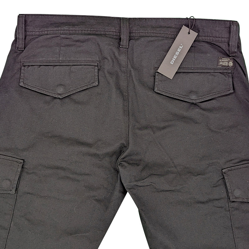 DIESEL THOMMER 0CARP Mens Jeans Slim Fit Stretch Tapered Casual Denim Pant Black