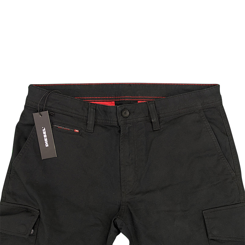 DIESEL THOMMER 0CARP Mens Jeans Slim Fit Stretch Tapered Casual Denim Pant Black