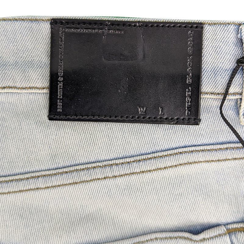 DIESEL BLACK GOLD Mens Denim Jeans Slim Fit Casual Cotton Pants Light Blue W30