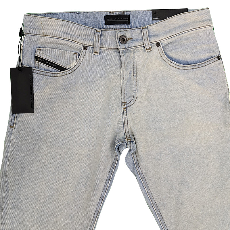 DIESEL BLACK GOLD Mens Denim Jeans Slim Fit Casual Cotton Pants Light Blue W30
