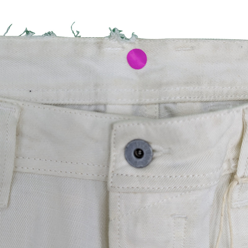 DIESEL SAFADO 0RD18 Mens Jeans Straight Leg Casual Regular Fit White Denim Pants