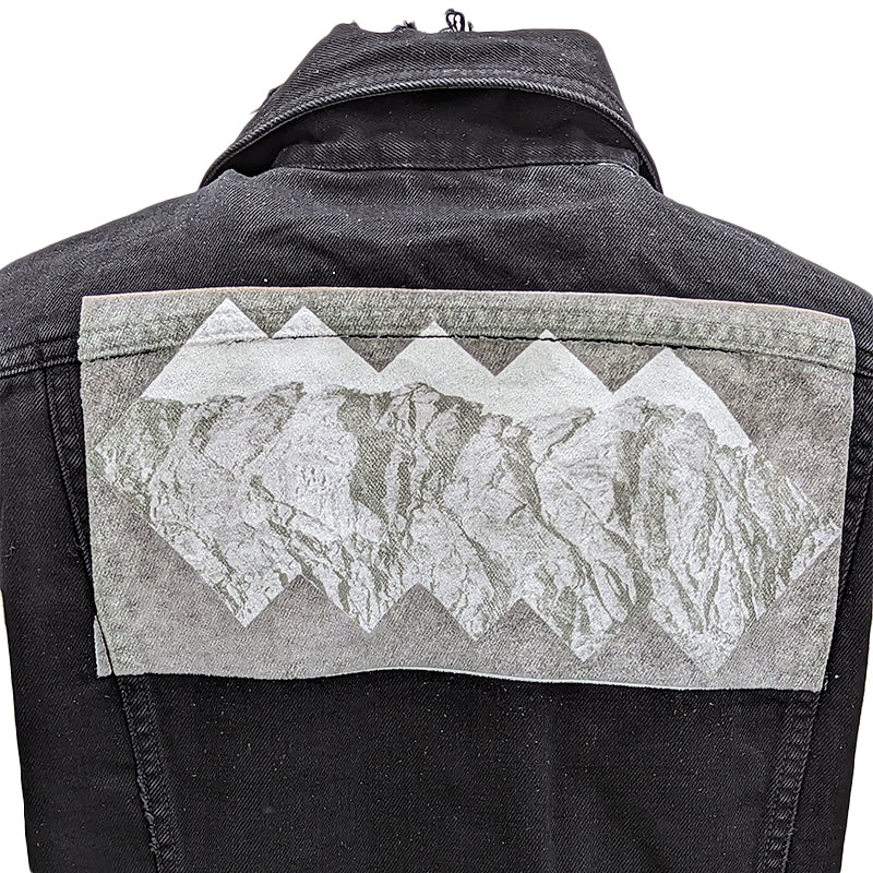 DIESEL Mens Denim Vest Ripped Sleeveless Trucker Biker Jacket Gilet Waistcoat S