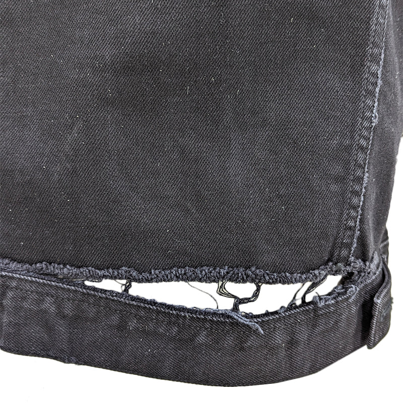 DIESEL Mens Denim Vest Ripped Sleeveless Trucker Biker Jacket Gilet Waistcoat S