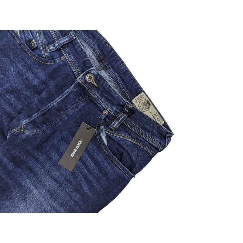 DIESEL IAKOP Mens Denim Jeans Tapered Leg Casual Regular Slim Fit Stretchy Pants