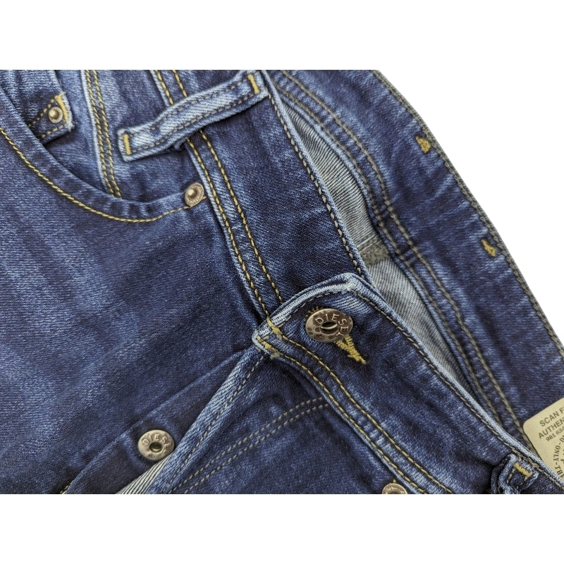 DIESEL IAKOP Mens Denim Jeans Tapered Leg Casual Regular Slim Fit Stretchy Pants