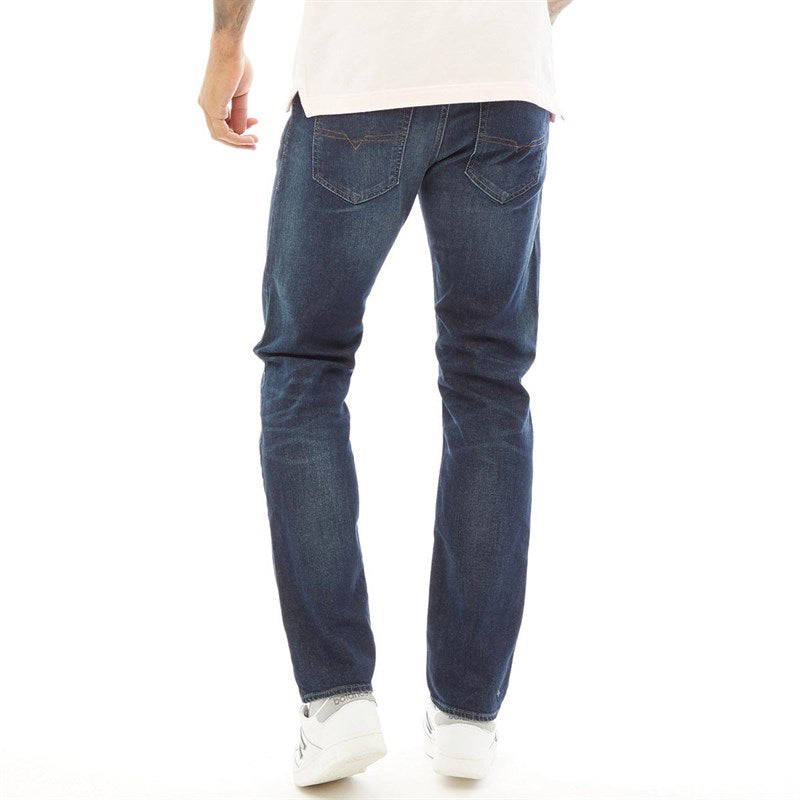 DIESEL BUSTER 0853R Mens Jeans Tapered Leg Casual Regular Slim Fit Denim Pants
