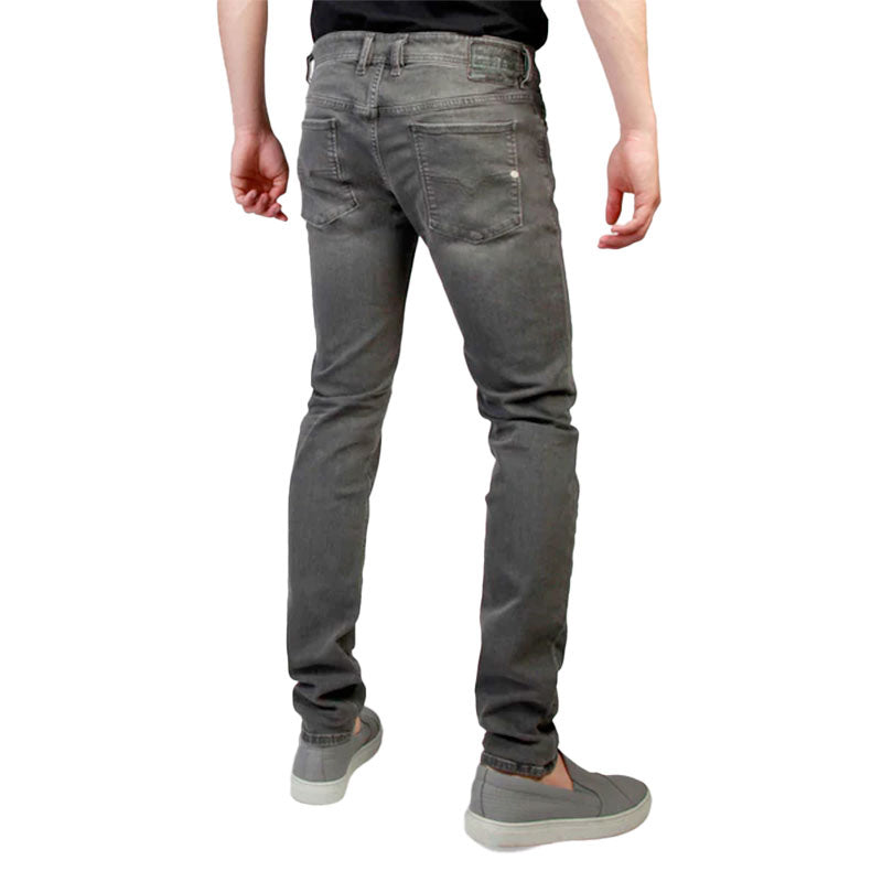 DIESEL SLEENKER 0678Z Mens Denim Jeans Slim Fit Cotton Stretch Grey Pant W34 New