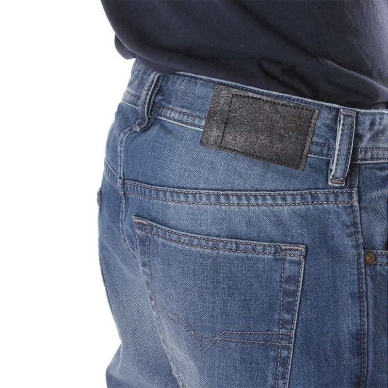 DIESEL BUSTER 0839C Mens Denim Jeans Tapered Leg Casual Trouser Slim Fit Pants