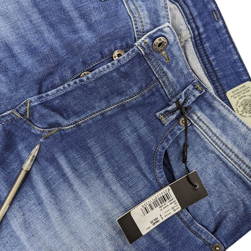 DIESEL LARKEE R18T8 Mens Denim Jeans Straight Leg Regular Fit Trousers New Pants