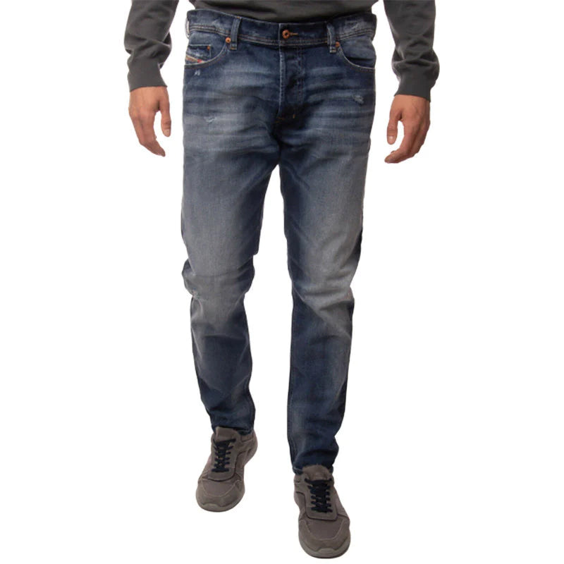 DIESEL TEPPHAR R248D Mens Denim Jeans Cotton Slim Fit Carrot Leg Stretch Pants