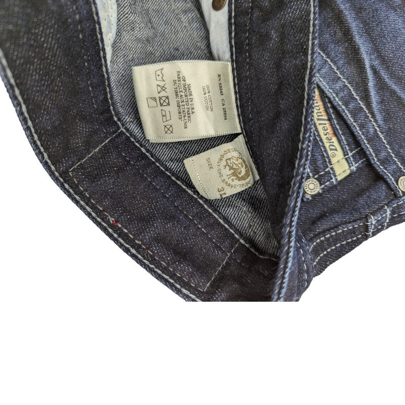 DIESEL RN93243 Mens Denim Jeans Regular Fit Casual Cotton Trousers