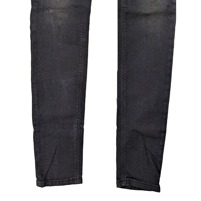 DIESEL SLEENKER 0685N Mens Jeans Distressed Stretch Slim Skinny Black Pants