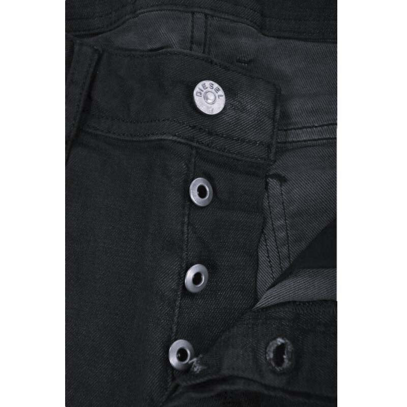 DIESEL SLEENKER 0685N Mens Jeans Distressed Stretch Slim Skinny Black Pants