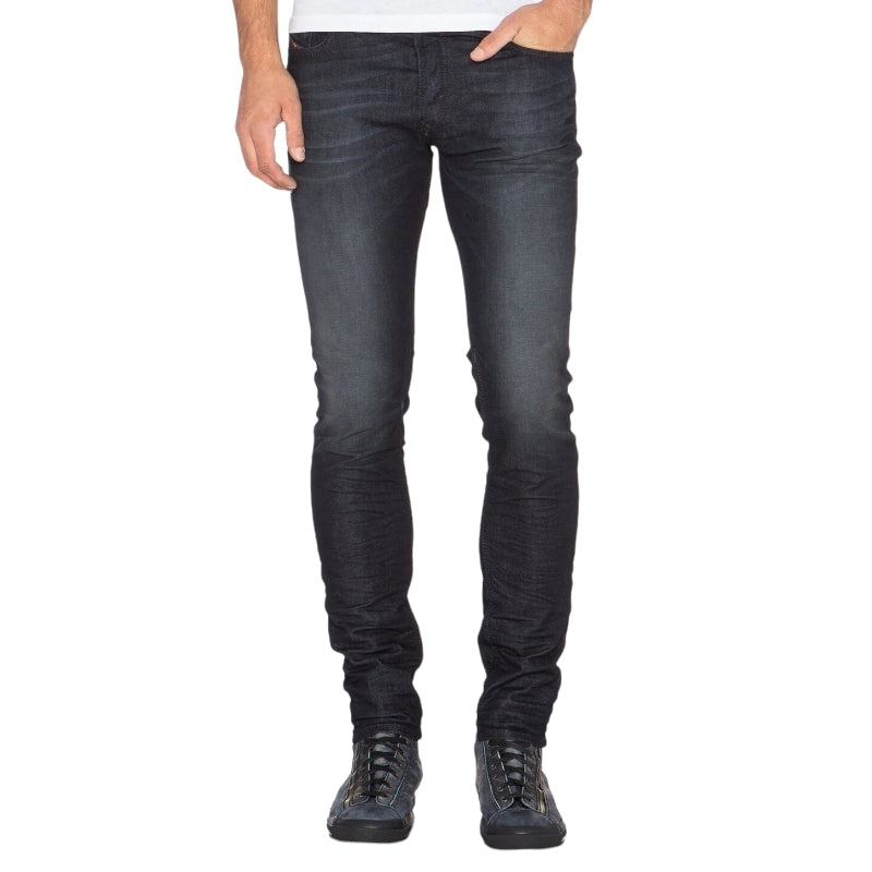 DIESEL SLEENKER 0842Q Mens Denim Jeans Slim Fit Stretch Tapered Casual Pants W32