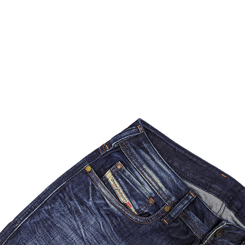 DIESEL ZATINY 0806U Mens Denim Jeans Regular Fit Bootcut Faded Casual Pants W28