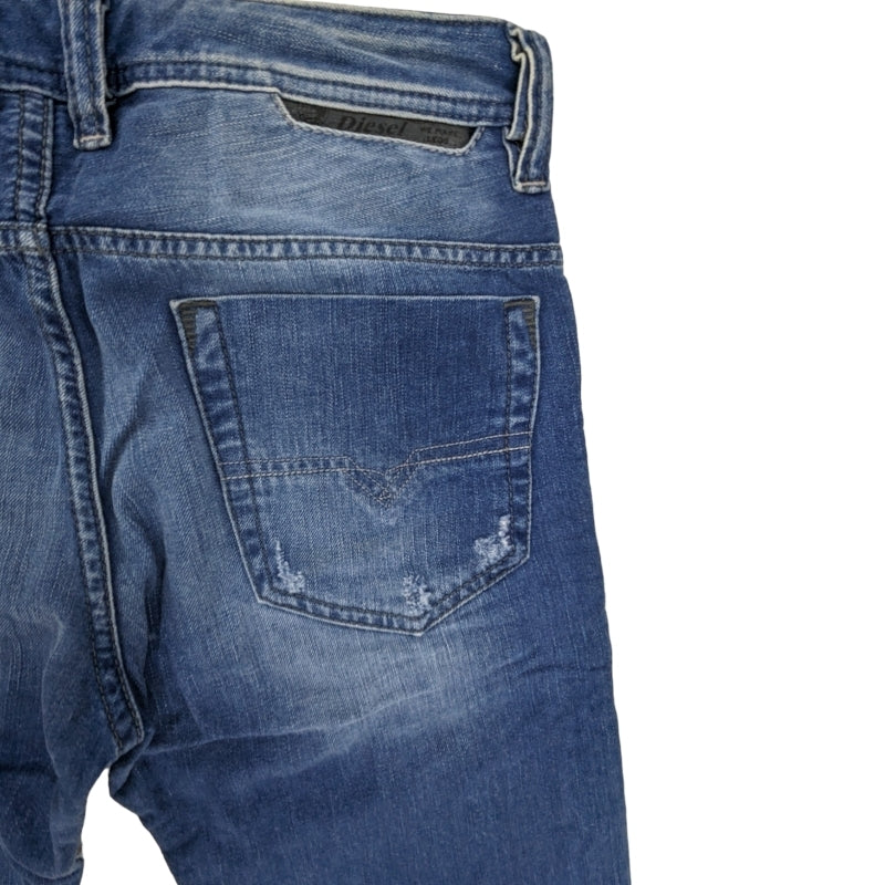 DIESEL SAFADO 0830W Mens Denim Jeans Regular Slim Fit Straight Leg Casual Pants