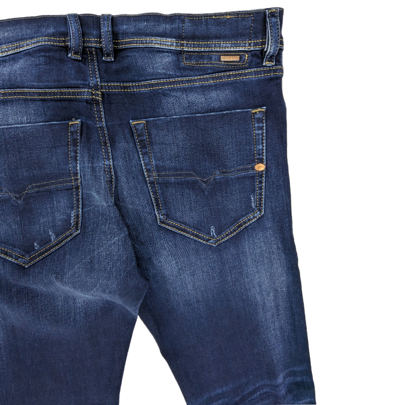 DIESEL TEPPHAR 0860L Mens Denim Jeans Cotton Slim Fit Carrot Leg Stretch Pants