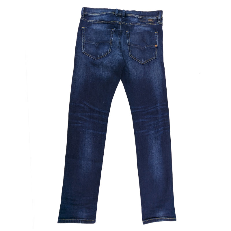 DIESEL TEPPHAR 0860L Mens Denim Jeans Cotton Slim Fit Carrot Leg Stretch Pants