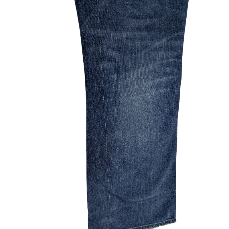 DIESEL ZATHAN 0RZ49 Mens Denim Jeans Regular Fit Bootcut Leg Blue Casual Pants