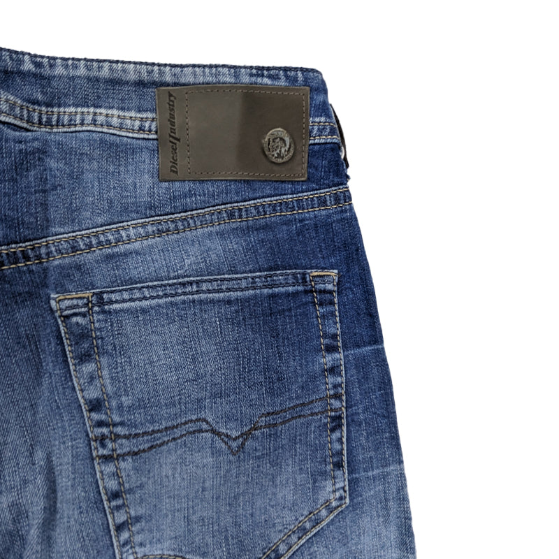 DIESEL BUSTER 0859R Mens Denim Jeans Regular Slim Fit Tapered Leg Casual Pants