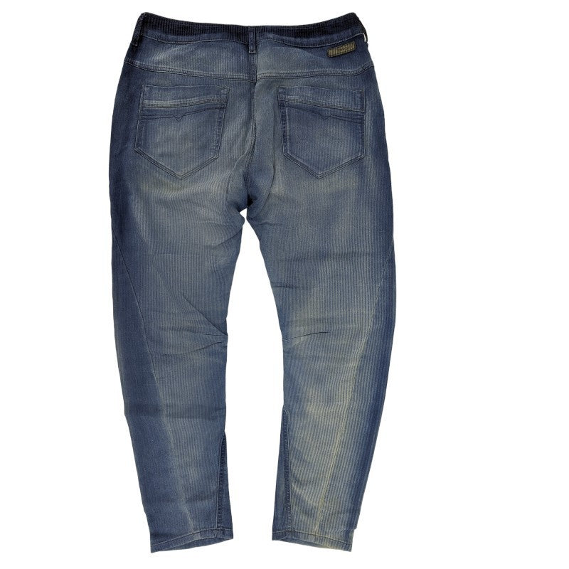 DIESEL FAYZA 00CYQV Womens Denim Jeans Cropped Leg Casual Blue Jogg Pants W32