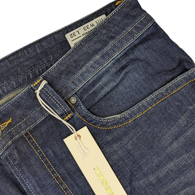 DIESEL THAVAR 0852F Mens Denim Jeans Slim Fit Stretch Tapered Casual Pants W33