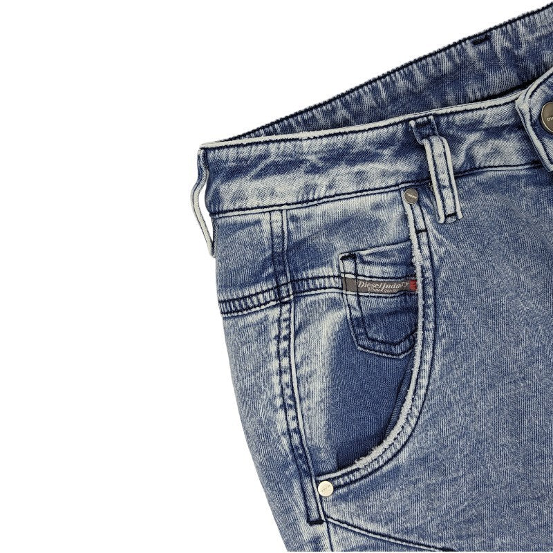 DIESEL FAYZA 084PV Womens Denim Jeans Slim Fit Carrot Leg Stretch Sweat Jeans