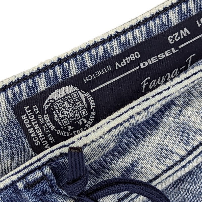 DIESEL FAYZA 084PV Womens Denim Jeans Slim Fit Carrot Leg Stretch Sweat Jeans