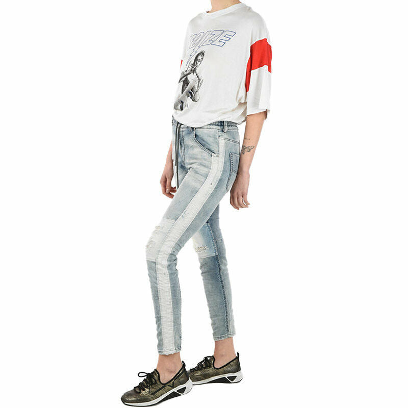 DIESEL KRAILEY SP NE 0672G Womens Denim Jeans Distressed Casual Jogg Pants W27