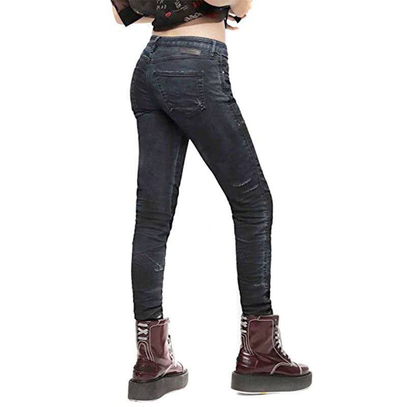 DIESEL GRACEY NE 069CG Womens Denim Jogg Jeans Skinny Leg Casual Sweat Pants New