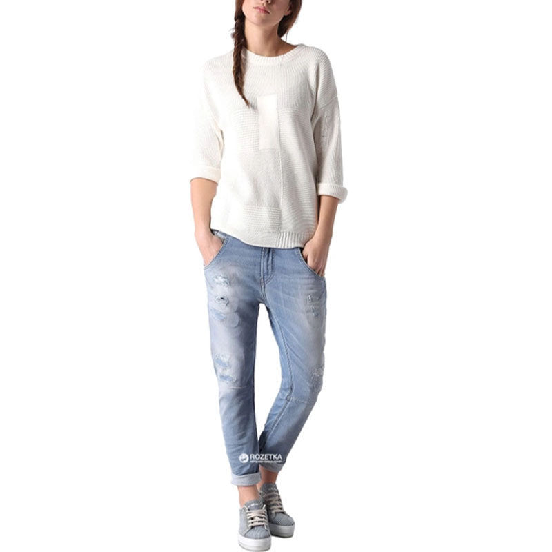 DIESEL FAYZA NE 0673M Womens Denim Jogg Jeans Regular Fit Tapered Leg Stretchy