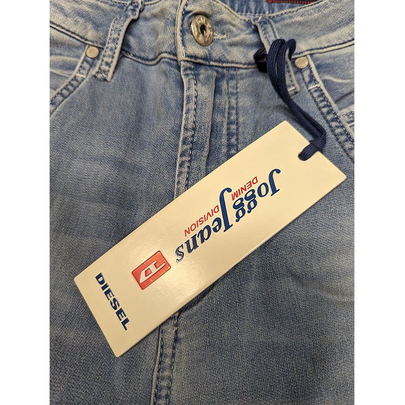 DIESEL FAYZA NE 0673M Womens Denim Jogg Jeans Regular Fit Tapered Leg Stretchy