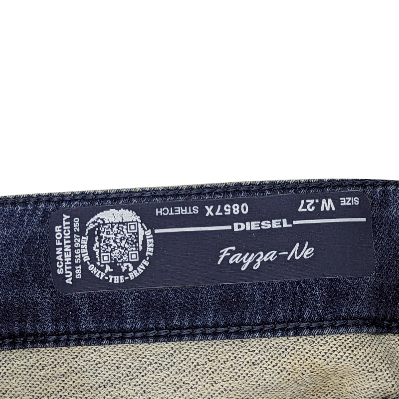 DIESEL FAYZA NE 0857X Womens Denim Jeans Skinny Leg Casual Sweatpants New W27
