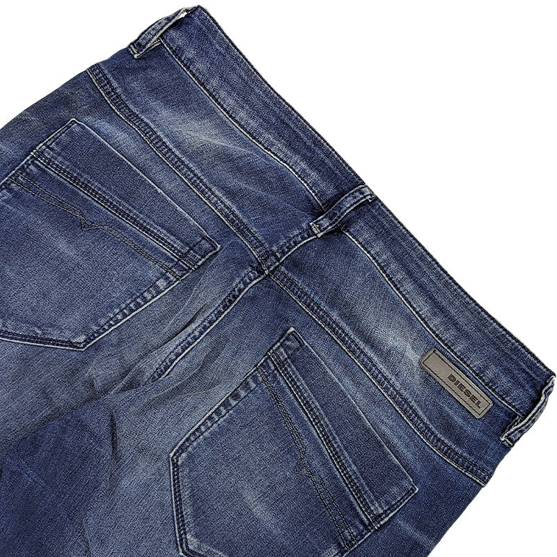 DIESEL FAYZA NE 0857X Womens Denim Jogg Jeans Regular Fit Tapered Stretchy Pants