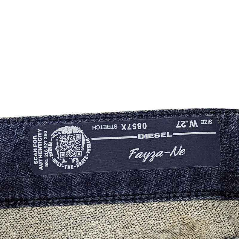 DIESEL FAYZA NE 0857X Womens Denim Jogg Jeans Regular Fit Tapered Stretchy Pants