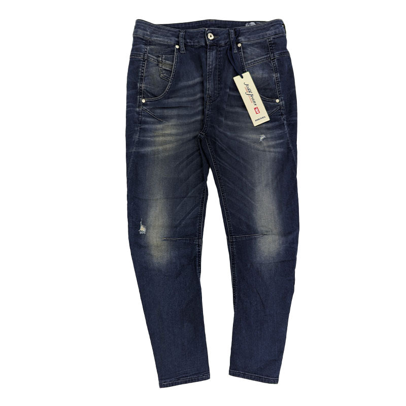 DIESEL FAYZA NE 0857X Womens Denim Jogg Jeans Regular Fit Tapered Stretchy Pants