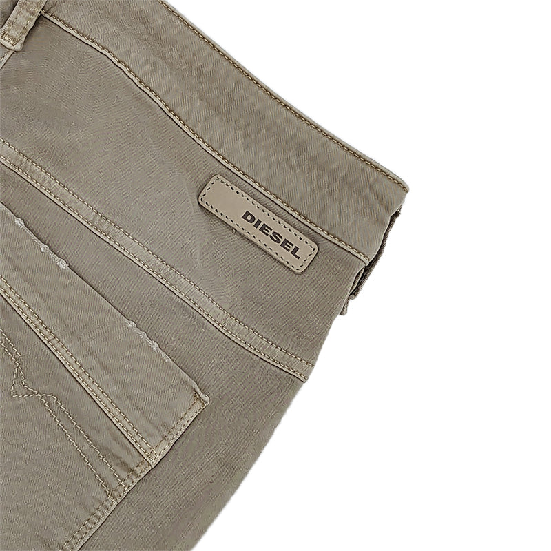 DIESEL FAYZA NE 0666A Womens Jogg Jeans Regular Fit Sweat Denim Pants Beige W27